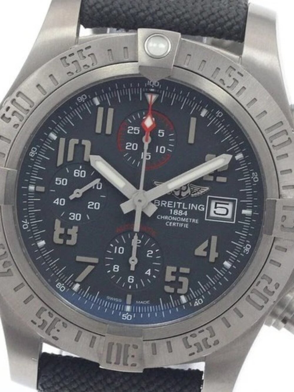 BREITLING Avenger banded E13383 Chronograph gray Dial Automatic Men's_965581